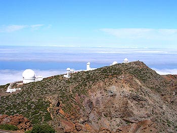 Observatorien auf d. Roque d. Los Muchachos
